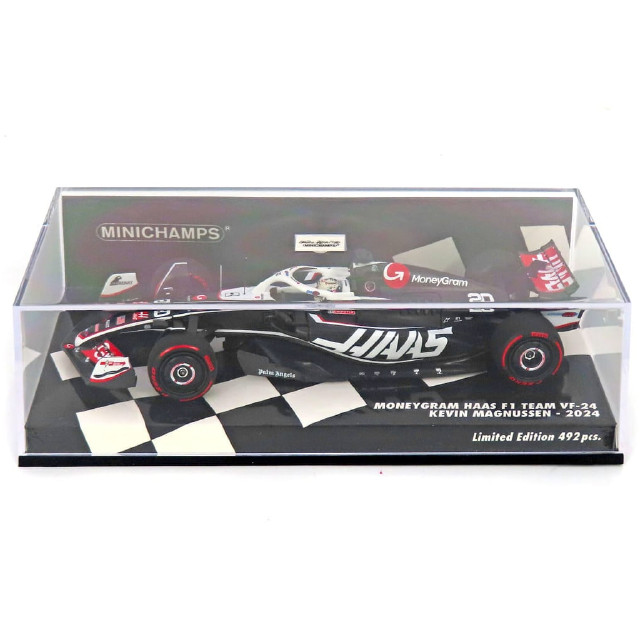[MDL] 1/43 マネーグラム ハース F1チーム VF-24 ケビン・マグヌッセン 2024 「MINICHAMPS」 完成品 ミニカー(417240120) MINICHAMPS(ミニチャンプス)