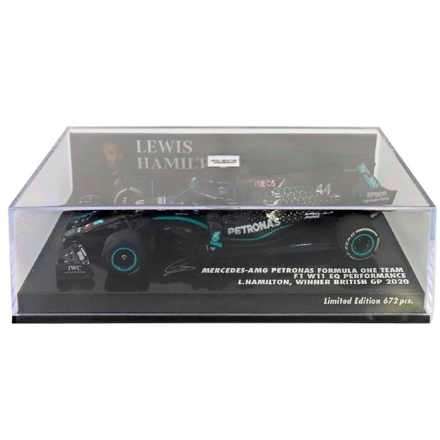 [MDL] 1/43 メルセデス AMG ペトロナス F1チーム W11 EQ パフォーマンス ルイス・ハミルトン イギリスGP 2020 ウィナー 「MINICHAMPS」 完成品 ミニカー(410200444) MINICHAMPS(ミニチャンプス)