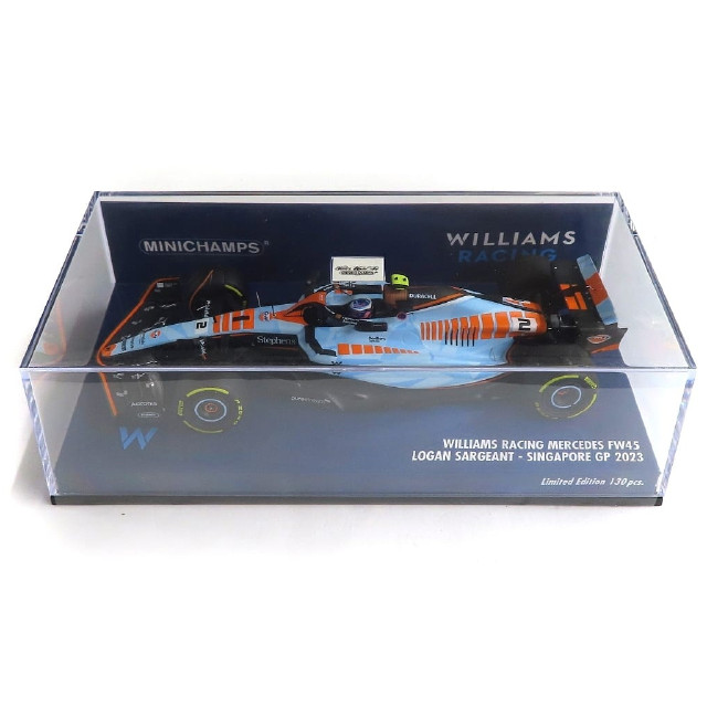 [MDL] 1/43 ウィリアムズ レーシング FW45 ローガン・サージェント シンガポールGP 2023 「MINICHAMPS」 完成品 ミニカー(417231602) MINICHAMPS(ミニチャンプス)