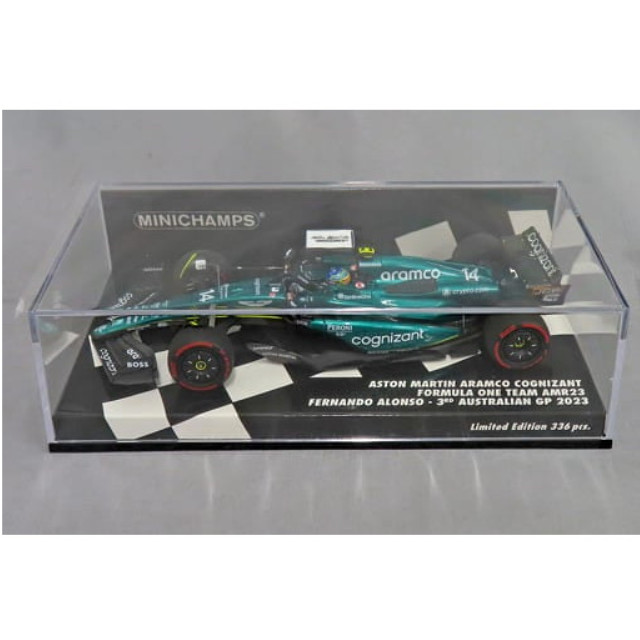 [MDL] 1/43 アストン マーティン アラムコ コグニザント フォーミュラ ワン チーム AMR23 フェルナンド・アロンソ オーストラリアGP 2023 3位入賞 「MINICHAMPS」 完成品 ミニカー(417230314) MINICHAMPS(ミニチャンプス)