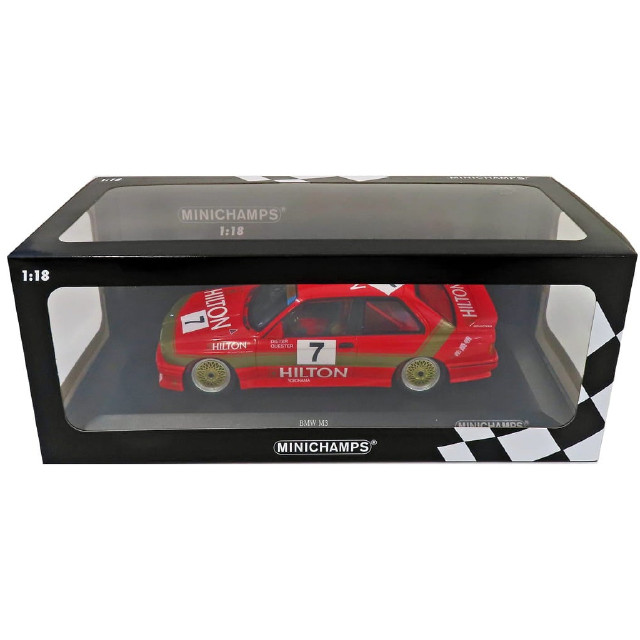 [MDL] 1/18 BMW M3 『SCHNITZER-BMW』 DIETER・QUESTER マカオ ギアレース 1987 2位入賞 #7 「MINICHAMPS」 完成品 ミニカー(155872007) MINICHAMPS(ミニチャンプス)