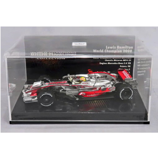 [MDL] 1/43 ボーダフォン マクラーレン メルセデス MP4/23 ルイス・ハミルトン ブラジルGP 2008 ワールドチャンピオン 「MINICHAMPS」 完成品 ミニカー(530084332) MINICHAMPS(ミニチャンプス)
