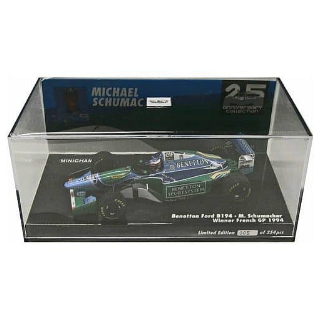 [MDL] 1/43 ベネトン フォード B194 ミハエル・シューマッハ フランスGP 1994 ウィナー 「MINICHAMPS」 完成品 ミニカー(517940705) MINICHAMPS(ミニチャンプス)