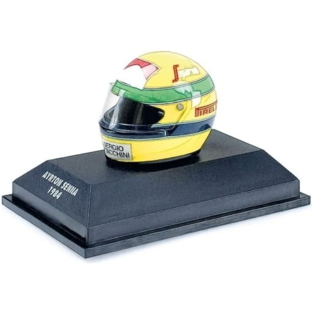 [MDL] 1/8 ヘルメット アイルトン・セナ ブラジルGP 1984 F1初出場 「MINICHAMPS」 完成品 ミニカー(540308419) MINICHAMPS(ミニチャンプス)