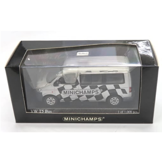 [MDL] 1/43 VW T5 Bus 2003 『MINICHAMPS』(シルバー×ブラック) 完成品 ミニカー(400052202) MINICHAMPS(ミニチャンプス)