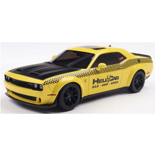 [MDL] 1/18 ダッジ チャレンジャー SRT ヘルキャット レッドアイ ワイドボディ NYC HELLCAB 2023(イエロー) 完成品 ミニカー(S1805716) solido(ソリド)