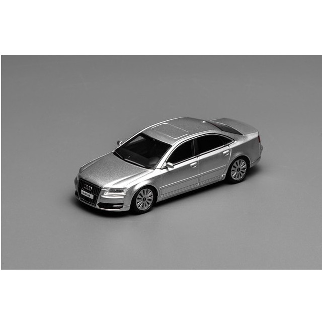 [MDL] 1/64 Audi(アウディ) A8 (D3) 2008 後期Ver.(アイスシルバーメタリック) 完成品 ミニカー(M68204) MOTORHELIX(モーターヘリックス)