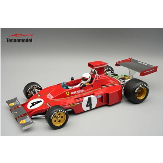 [MDL] 1/18 フェラーリ 312 B3-73 オーストリアGP 1973 Arturo Merzario ドライバーフィギュア付き 完成品 ミニカー(TMD18-412A) Tecnomodel(テクノモデル)