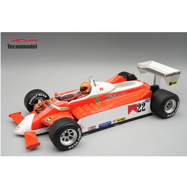 [MDL] 1/18 アルファロメオ 179 オランダGP 1980 Vittorio Brambilla ドライバーフィギュア付き 完成品 ミニカー(TMD18-421A) Tecnomodel(テクノモデル)