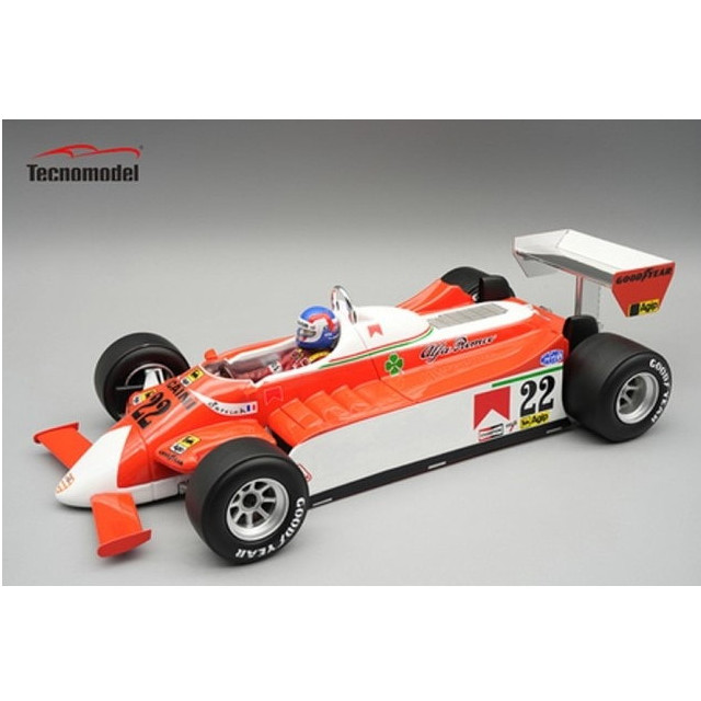 [MDL] 1/18 アルファロメオ 179 モナコGP 1980 P.Depailler ドライバーフィギュア付き 完成品 ミニカー(TMD18-421C) Tecnomodel(テクノモデル)