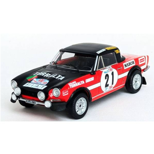 [MDL] 1/43 フィアット 124 スポルトスパイダー 1600 1973年 TAPラリー #21 J.Carpinteiro Albino/F.Carpinteiro Albino 完成品 ミニカー(dsn313) Trofeu(トロフュー)