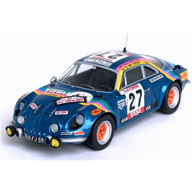[MDL] 1/43 アルピーヌルノー A110 1980年 ツールドコルス #27 Bernard Fontaine/Max Gaurit 完成品 ミニカー(RRfr97) Trofeu(トロフュー)
