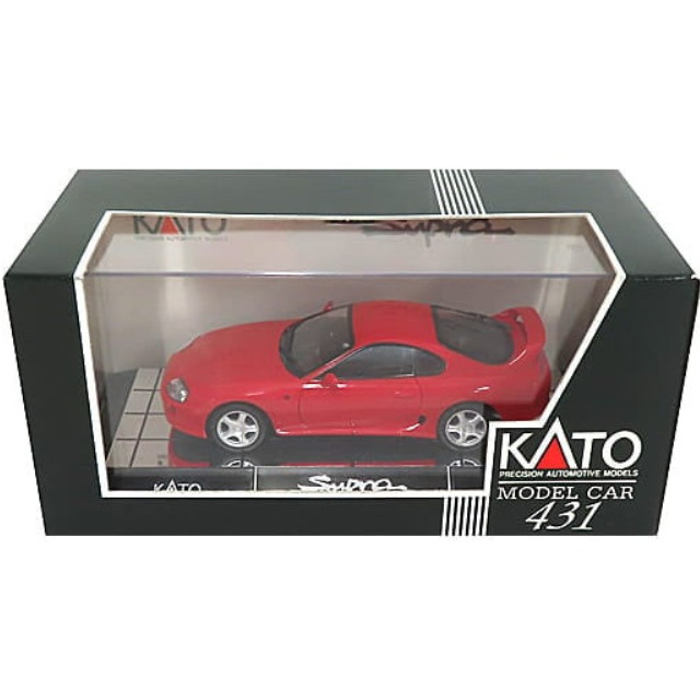 [MDL] (単品) 1/43 Supra(レッド) 「MODEL CAR 431」  完成品 ミニカー(72-002) KATO(カトー)