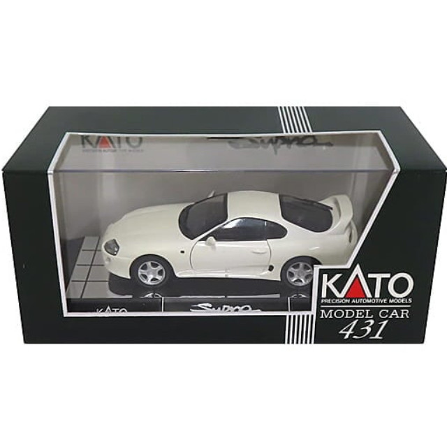 [MDL] (単品) 1/43 Supra(ホワイト) 「MODEL CAR 431」  完成品 ミニカー(72-002) KATO(カトー)