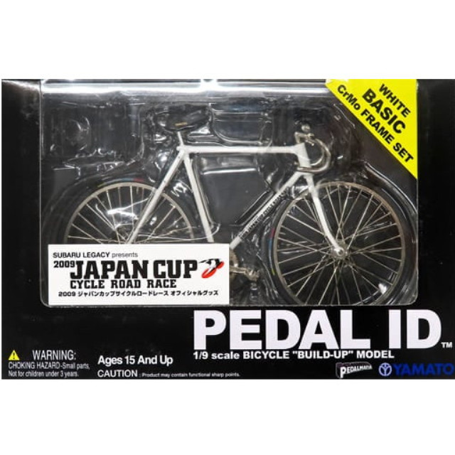 [MDL] 1/9 BASIC CrMo FRAME SET(ホワイト) 「PEDAL ID」 2009 JAPAN CUP CYCLE ROAD RACEオフィシャルグッズ 完成品 ミニカー YAMATO(やまと)