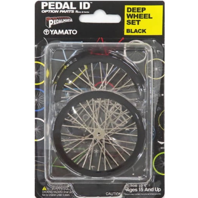 [MDL] (単品) 1/9 DEEP WHEEL SET(ブラック) 「PEDAL ID」 完成品 ミニカー YAMATO(やまと)