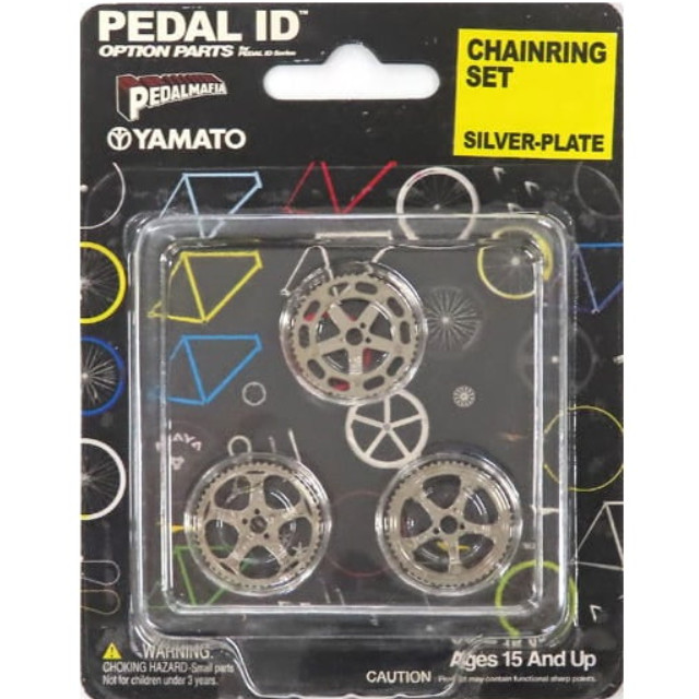 [MDL] 1/9 CHAINRING SET(シルバープレート) 「PEDAL ID」 完成品 ミニカー YAMATO(やまと)