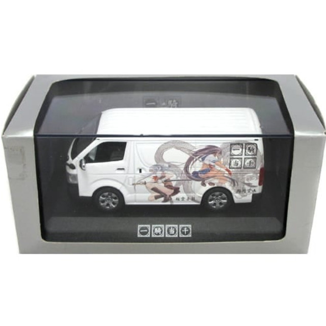 [MDL] 1/43 TOYOTA HI-ACE 一騎当千 趙雲子龍 関羽雲長(ホワイト) 「一騎当千」 完成品 ミニカー(10067) アイズプロジェクト(AIZUPROJECT)