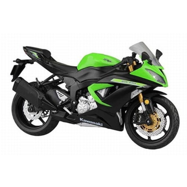 [MDL] 1/12 Kawasaki Ninja ZX-6R 2014(ライムグリーン) 完成品 ミニカー アオシマ