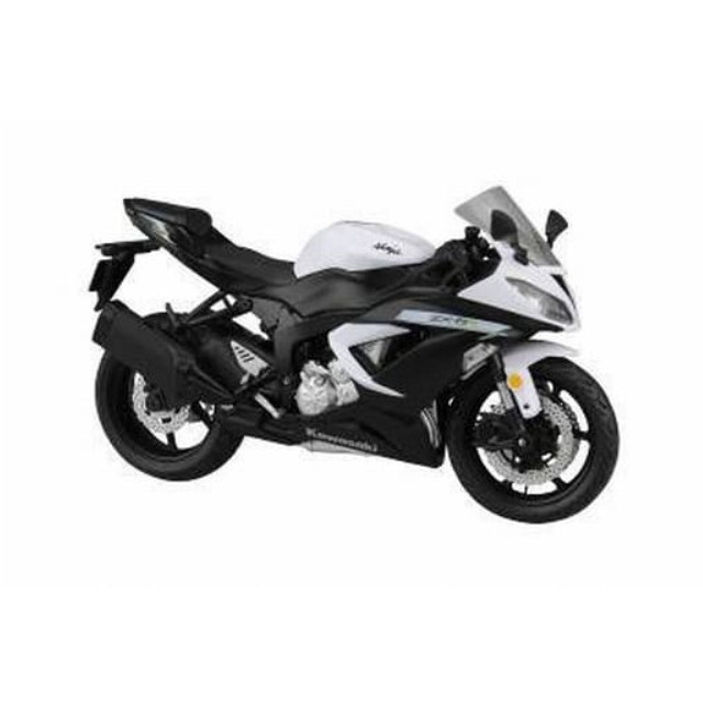 [MDL] 1/12 Kawasaki Ninja ZX-6R 2014(ホワイト) 完成品 ミニカー アオシマ