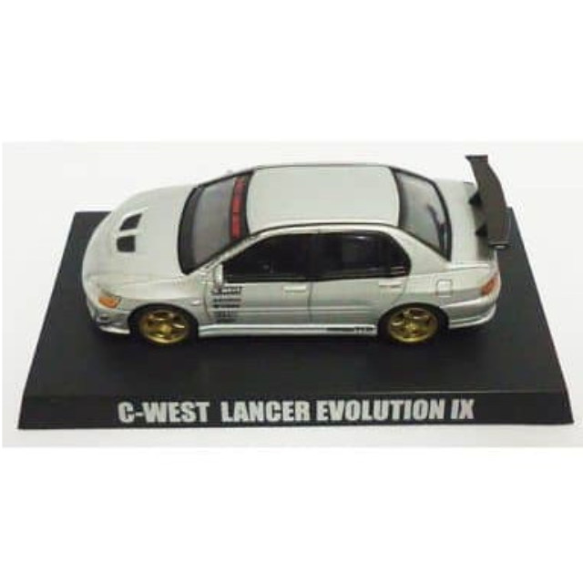 [MDL] (単品) 1/64 C-WEST LANCER EVOLUTION IX (シルバー) 「1/64 オプション ミニカーコレクション Part2」 完成品 ミニカー アオシマ