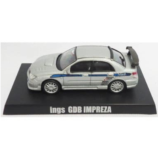[MDL] (単品) 1/64 ings GDB IMPREZA (シルバー) 「1/64 オプション ミニカーコレクション Part2」 完成品 ミニカー アオシマ