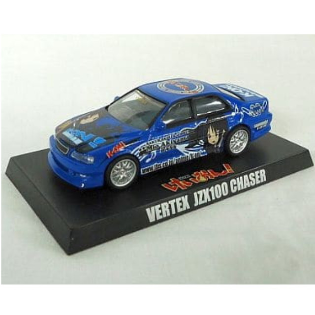 [MDL] (単品) VERTEX(ベルテックス) JZX100 CHASER(チェイサー) ブルー 秋山 澪 けいおん! 1/64痛車ミニカーコレクション 完成品 ミニカー アオシマ