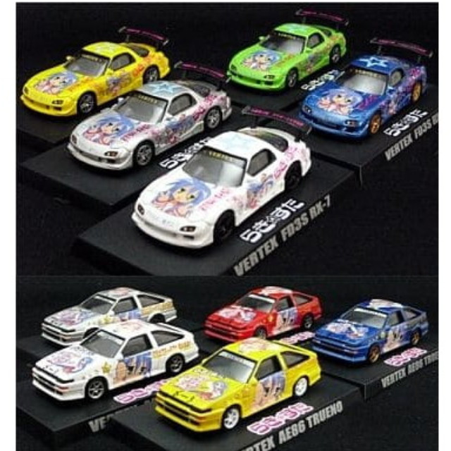 [MDL] (単品) 1/64 らき☆すた 痛車ミニカーコレクション全10種コンプリートセット 完成品 ミニカー アオシマ