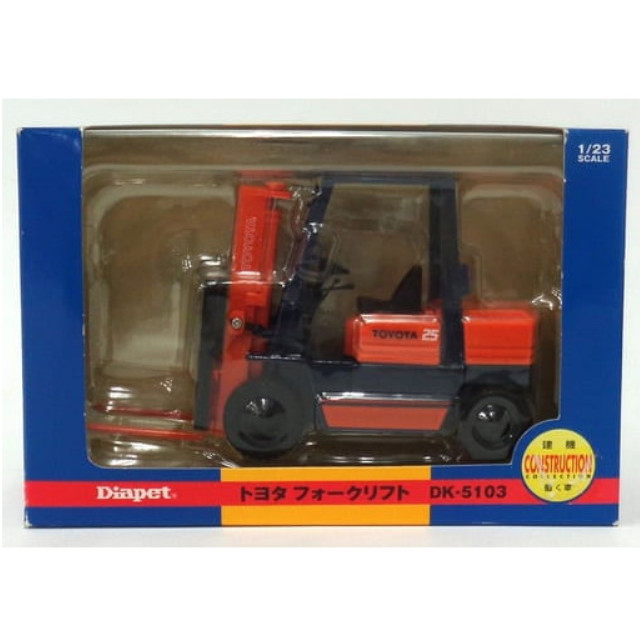 [MDL] 1/23 トヨタ フォークリフト(オレンジ×ブルー) 「ダイヤペット 建機コレクション」  完成品 ミニカー(DK-5103) アガツマ