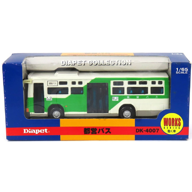 [MDL] 1/65 都営バス(ホワイト×グリーン) 「ダイヤペット」  完成品 ミニカー(DK-4007) アガツマ