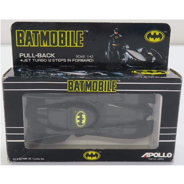 [MDL] 1/42 BATMOBILE(ブラック) 「バットマン」 プルバックカー 完成品 ミニカー(0009001) アポロ社