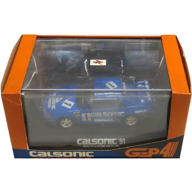 [MDL] 1/43 ’91 CALSONIC SKYLINE(ブルー) 完成品 ミニカー(01004) ウェーブ(WAVE)