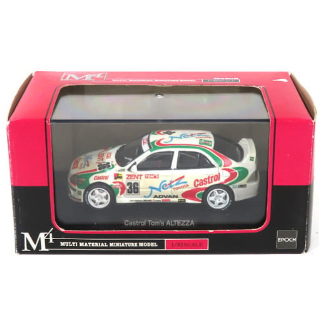 [MDL] 1/43 カストロール トムス アルテッツァ ’99 #36(ホワイト×グリーン×レッド) 「MTECH -エムテック- M4-01-C」 完成品 ミニカー(47400) エポック社