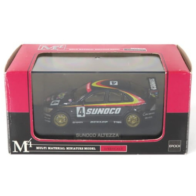 [MDL] 1/43 スノコ アルテッツァ #4(ネイビー×オレンジ×イエロー) 「MTECH -エムテック- M4-01-D」 完成品 ミニカー(47410) エポック社