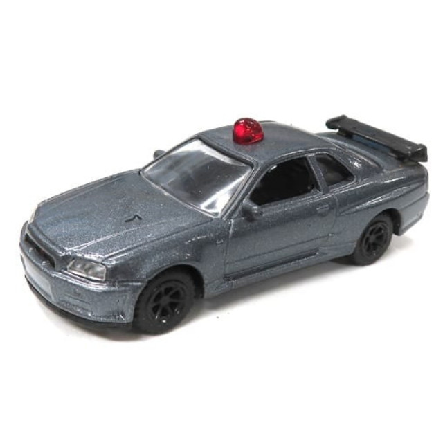 [MDL] (単品) 1/72 日産 スカイライン GT-R 覆面パトカー(ブラック) 「がんばれ!はたらくクルマ カプセルエムテックVOL.3」 完成品 ミニカー エポック社