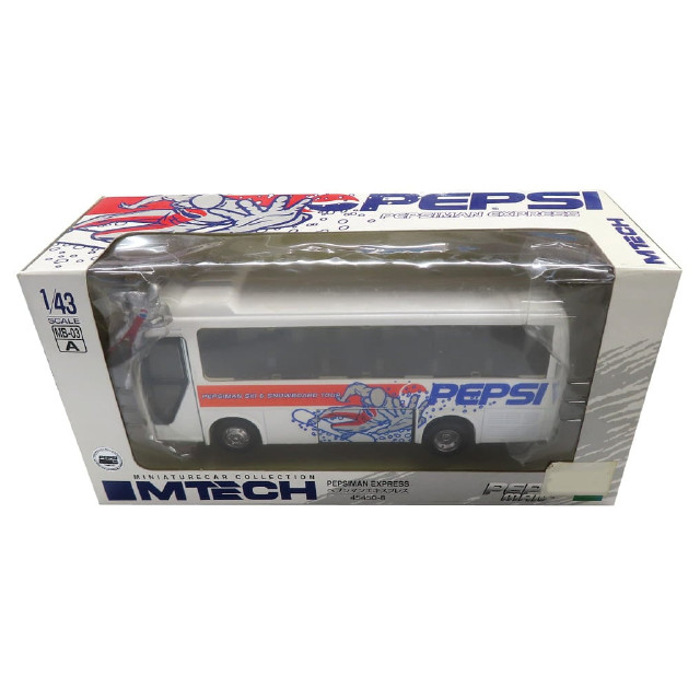 [MDL] 1/43 ペプシマンエキスプレス(ホワイト×レッド×ブルー) 「MTECH -エムテック- MB-03A」 完成品 ミニカー(45450) エポック社