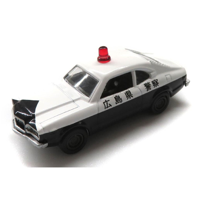 [MDL] (単品) マツダサバンナパトカー 広島県警察(ホワイト×ブラック) 「カプセルエムテック 新旧パトカーコレクション」 完成品 ミニカー エポック社