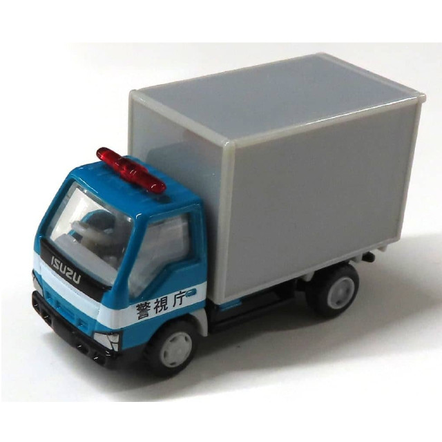 [MDL] (単品) いすずエルフ機材輸送トラック 警視庁(ブルー×ホワイト) 「カプセルエムテック 新旧パトカーコレクション」 完成品 ミニカー エポック社