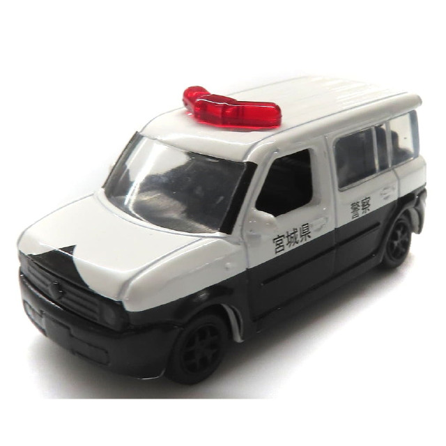 [MDL] NISSAN キューブ パトカー 宮城県警察(ホワイト×ブラック) 「カプセルエムテック パトカースペシャル」 完成品 ミニカー エポック社
