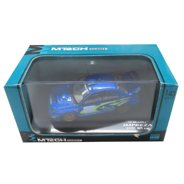 [MDL] 1/43 SUBARU IMPREZA 2001 WR car(ブルー×イエロー) 「MTECH -エムテック-」 FS限定 完成品 ミニカー(54160) エポック社