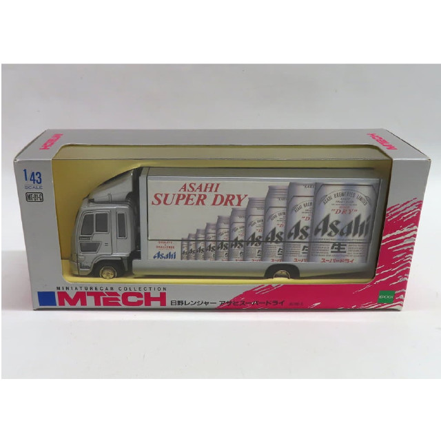 [MDL] 1/43 日野レンジャー アサヒスーパードライ(シルバー) 「MTECH -エムテック-」  完成品 ミニカー(45790-5) エポック社