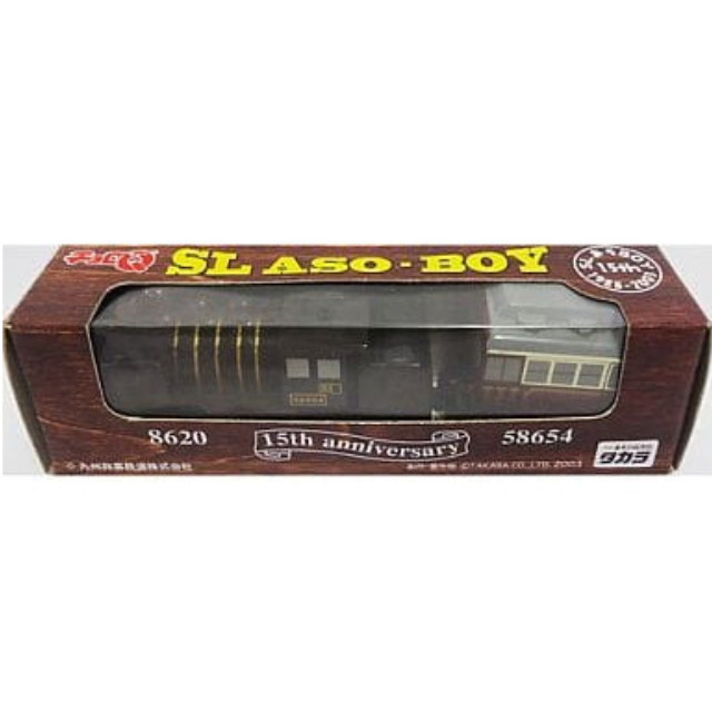 [MDL] チョロQ 8620形蒸気機関車 58654号機＆50系 ウエスタン風客車 SLあそBOY15周年記念 完成品 ミニカー タカラ