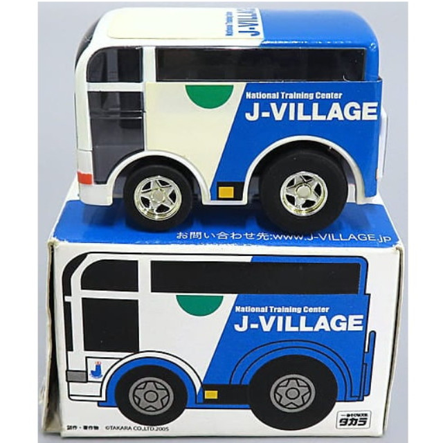 [MDL] チョロQ ナショナルトレーニングセンター Jヴィレッジバス(ホワイト×ブルー) 完成品 ミニカー タカラ