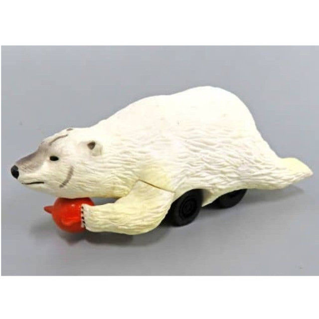 [MDL] チョロQ あさひやまどうぶつえん ホッキョクグマ(ホワイト×オレンジ) 完成品 ミニカー タカラ