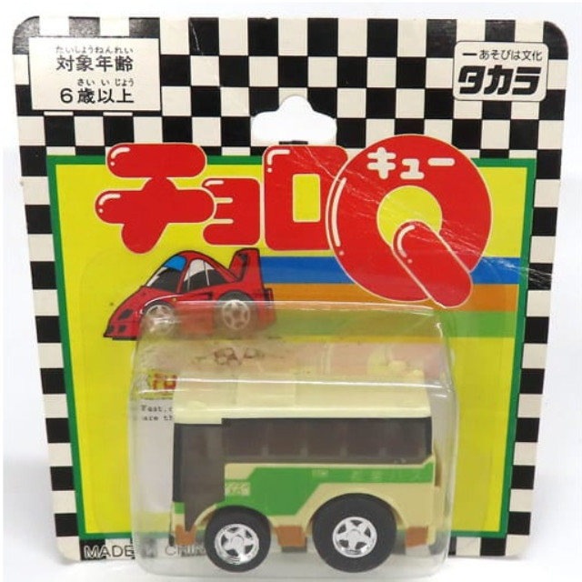 [MDL] チョロQ 路線バス(ホワイト×ライトグリーン×ブラウン) 完成品 ミニカー タカラ