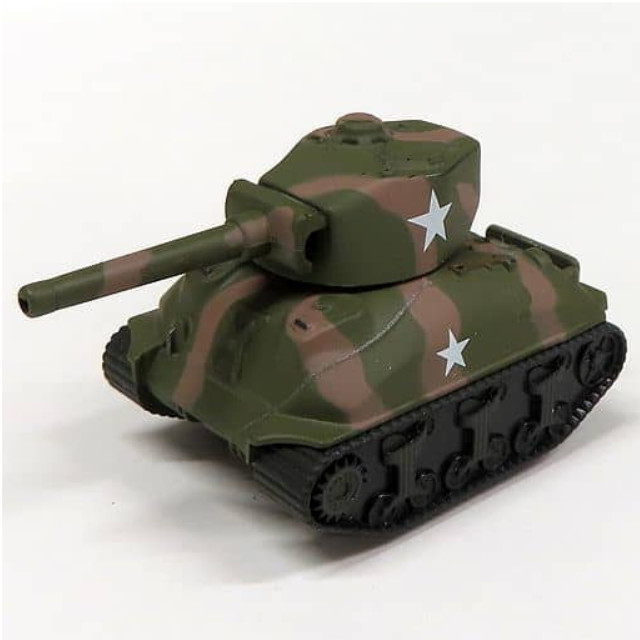 [MDL] (単品) ちびっこチョロQ M4シャーマン(二色迷彩) 「ちびっこコンバットチョロQ MISSION 01」 完成品 ミニカー(4003147) タカラ