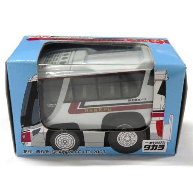 [MDL] チョロQ 阪急観光バス(ホワイト×レッド) 完成品 ミニカー タカラ