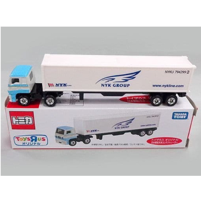 [MDL] 日本郵船冷凍コンテナトレーラー(ホワイト×スカイブルー) 「トイザらスオリジナル トミカ」 完成品 ミニカー タカラトミー