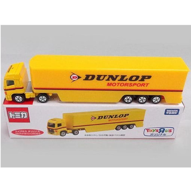 [MDL] ダンロップ モータースポーツ レーシングトランスポーター(イエロー×ブラック×レッド) 「トイザらスオリジナル トミカ」 完成品 ミニカー タカラトミー