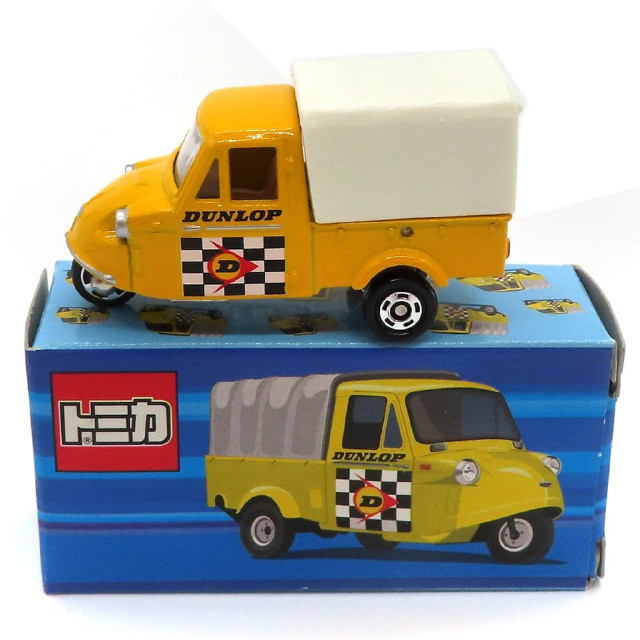 [MDL] 1/50 ダイハツ ミゼット DUNLOP(イエロー×ホワイト) 「トミカ」 ジール特注 完成品 ミニカー タカラトミー